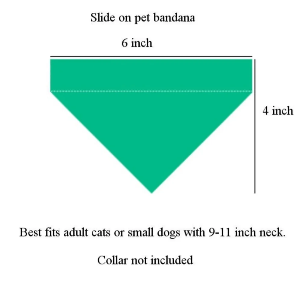Red Buffalo Plaid Cat Bandana, Over The Collar Bandana, Small Dog Bandana